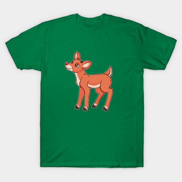 Rudolph! T-Shirt by raychromatic